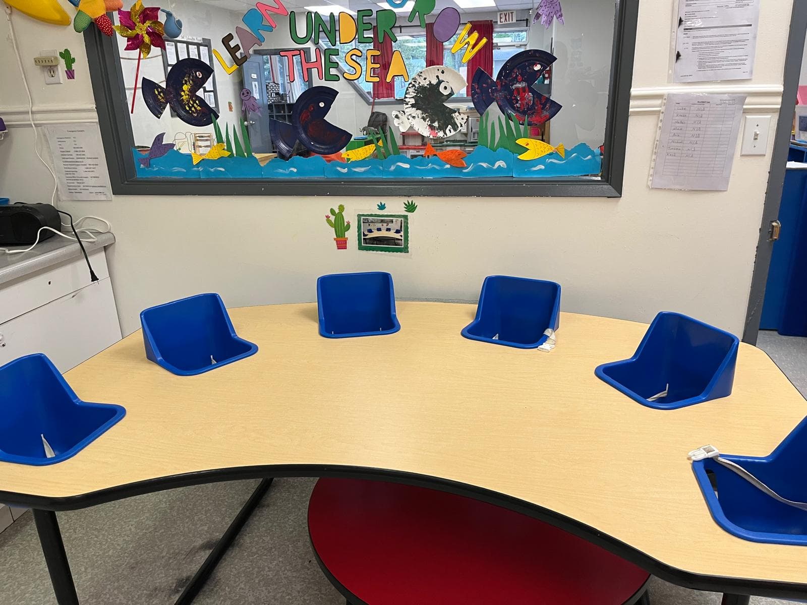 Spacious, well-equipped playroom