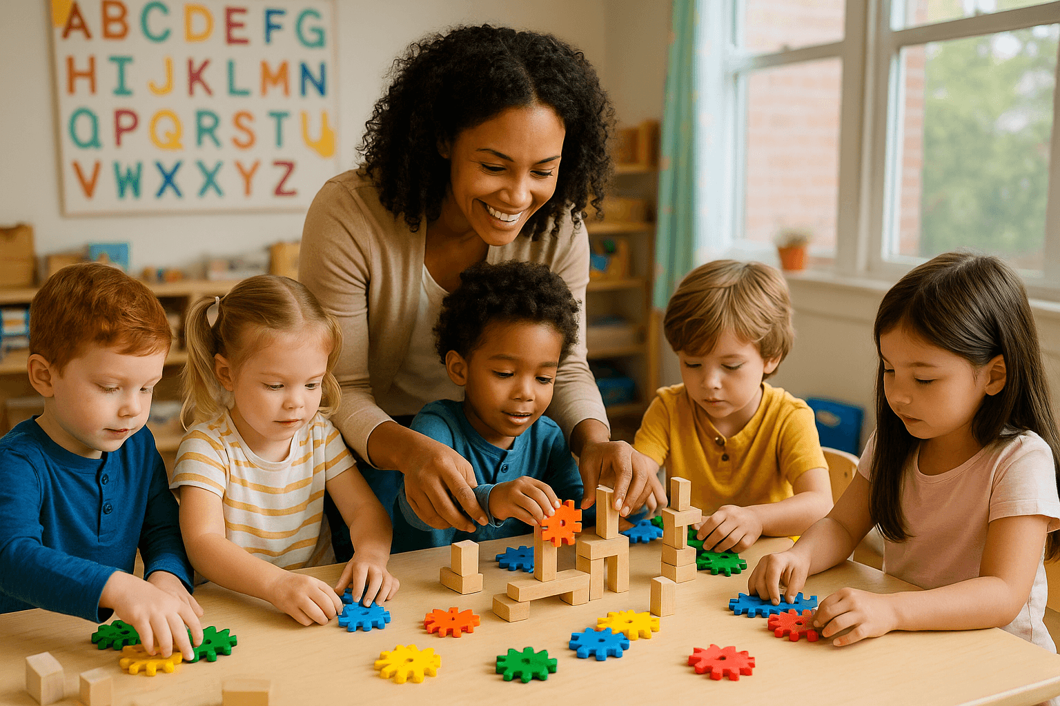 Kindergarten program room